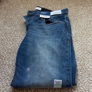 Old Navy Men's Straight Jeans - Medium Blue Wash